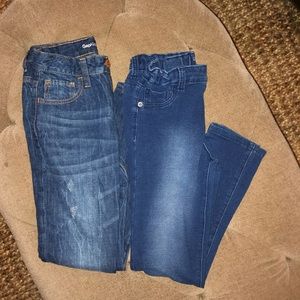 Jeans lot Gap girlfriend 10 slim jeans